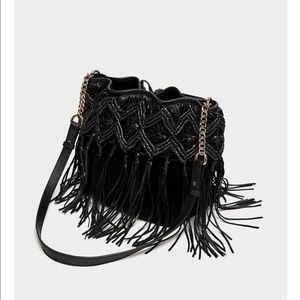 Zara Braided Leather Bag